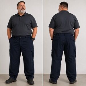 5.11 Tactical TACLITE EMS CARGO PANT 54x32 5XL Untrimmed Navy Ripstop 74363 NEW